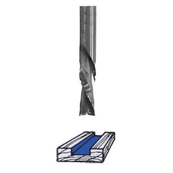Chipbreaker Spiral Router Bit - 1/2" SH 1/2" D - Types:Upcut Spiral Bit - Cutting Length:1-1/2" - Overall Length:3-1/2"